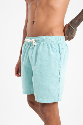 Short de Linho - Verde Ciano