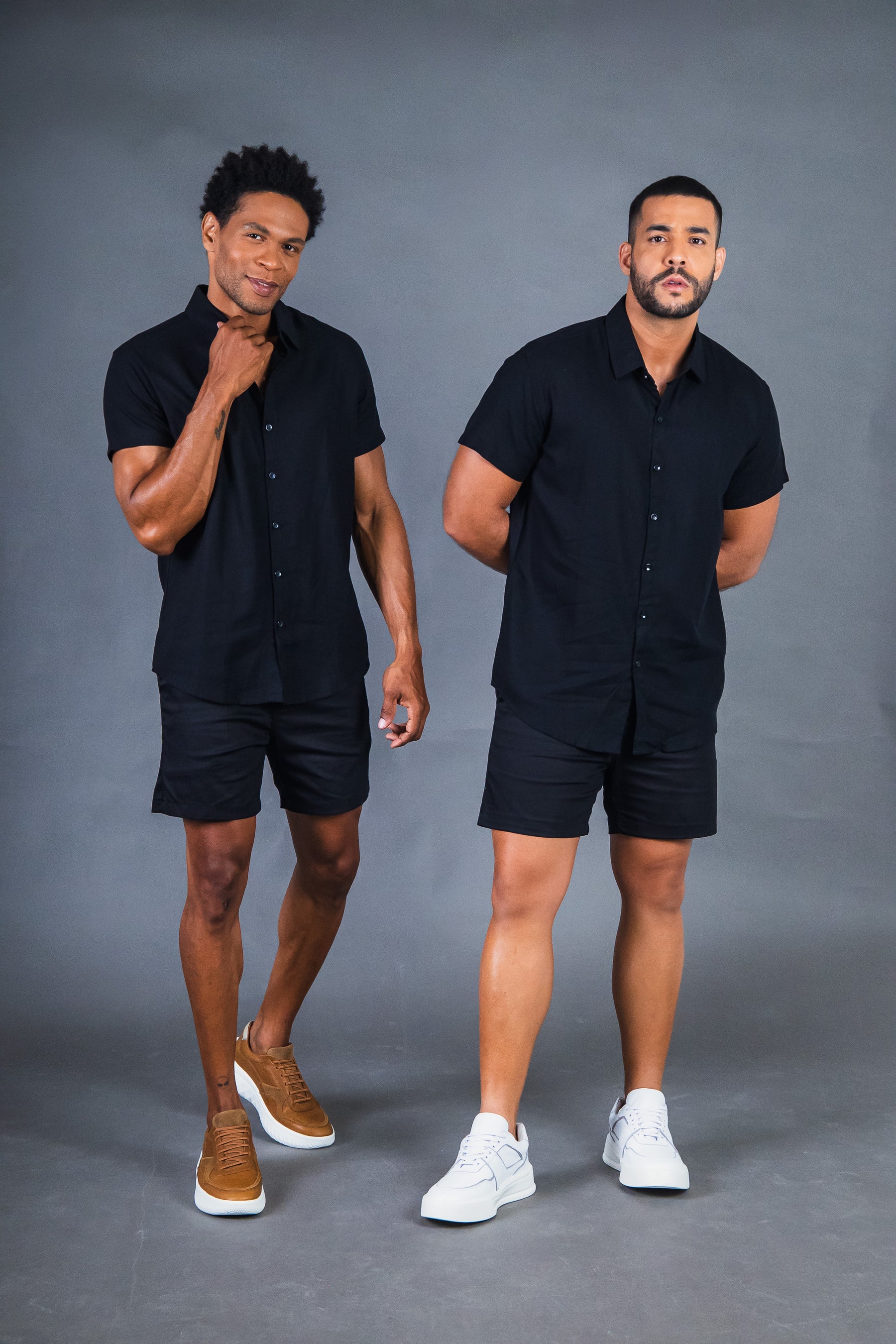 CAMISA DE LINHO - BLACK