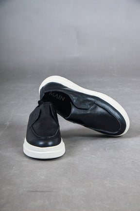 SLIP ON ROSSI LISO PRETO