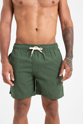 ShortLinho-VerdeMilitar-GG
