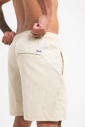 Short de Linho - Natural