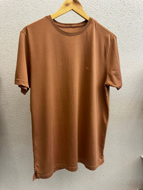 Camisa em Algodão Pima - Telha
